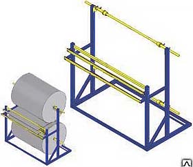 Стойка для отмотки рулoнных матepиалов АМ.СОР.01